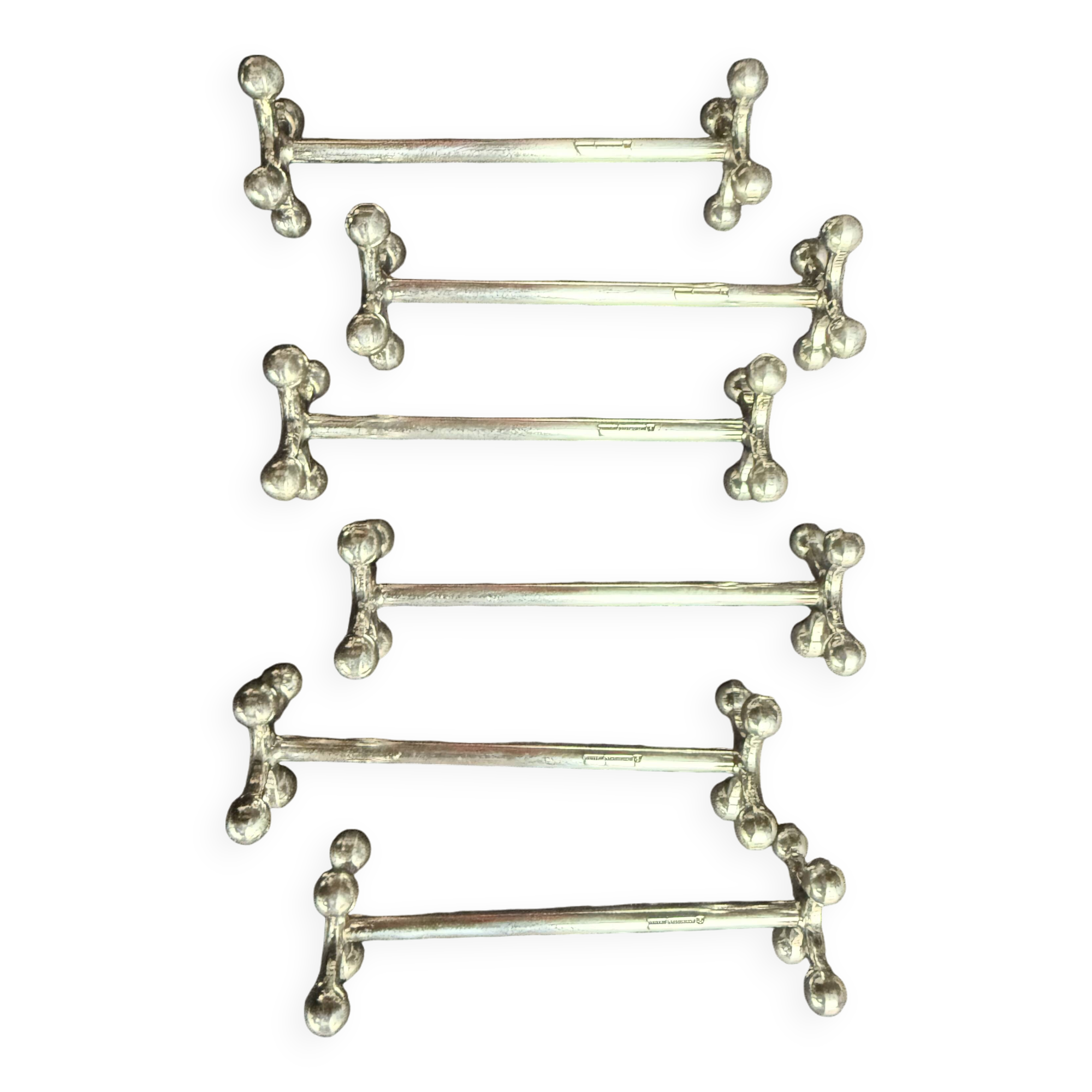 Box of 6 Christofle 4-ball knife holders