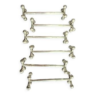 Box of 6 Christofle 4-ball knife holders