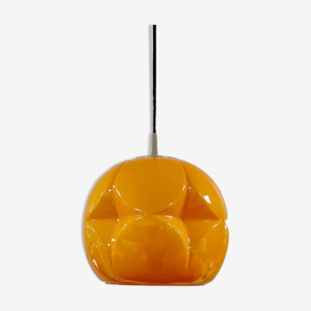 Vintage orange Murano glass pendant