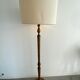 Mango wood floor lamp