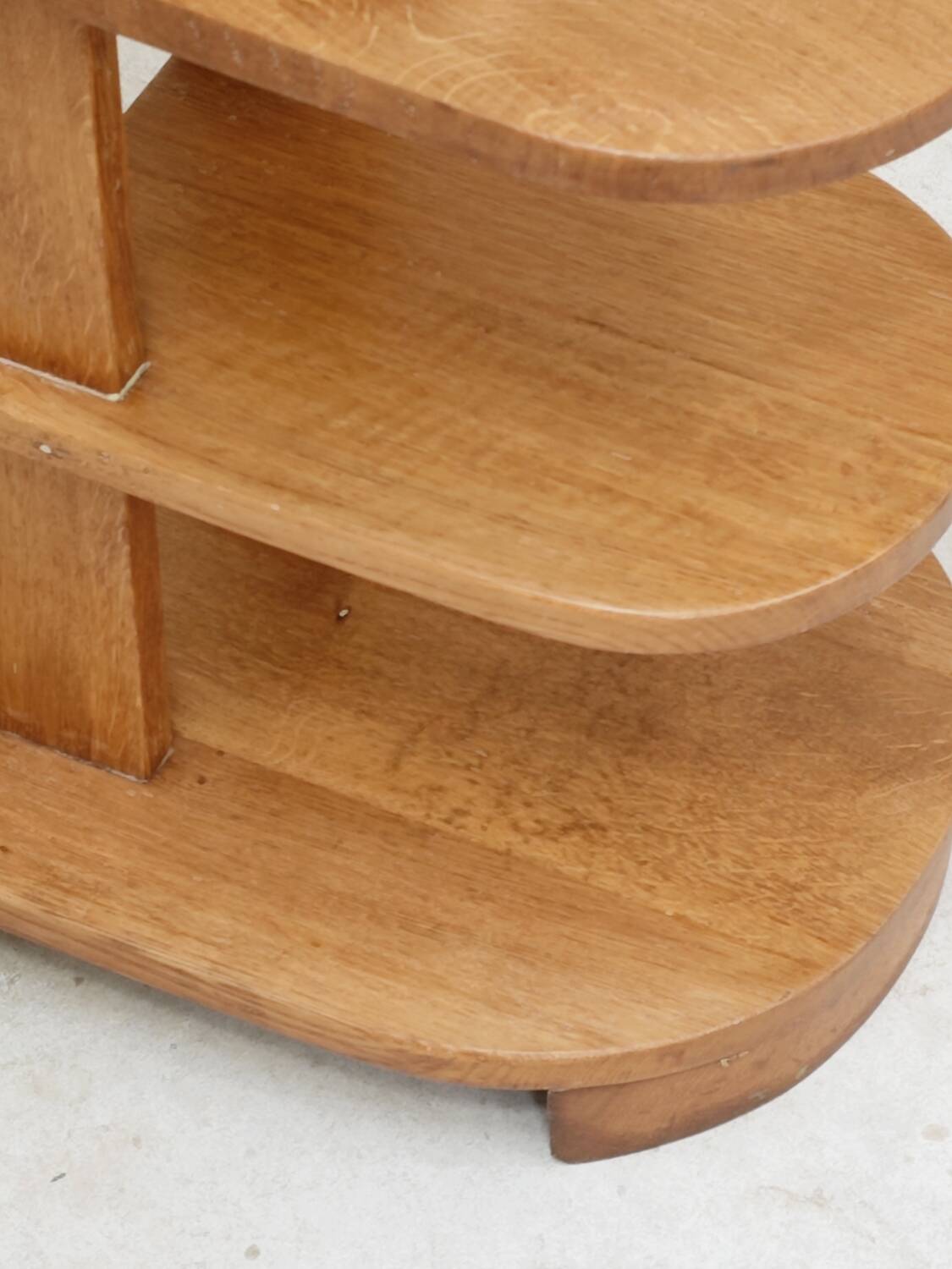 Asymmetrical Art Deco side table or pedestal table by Michel DUFFET 1930