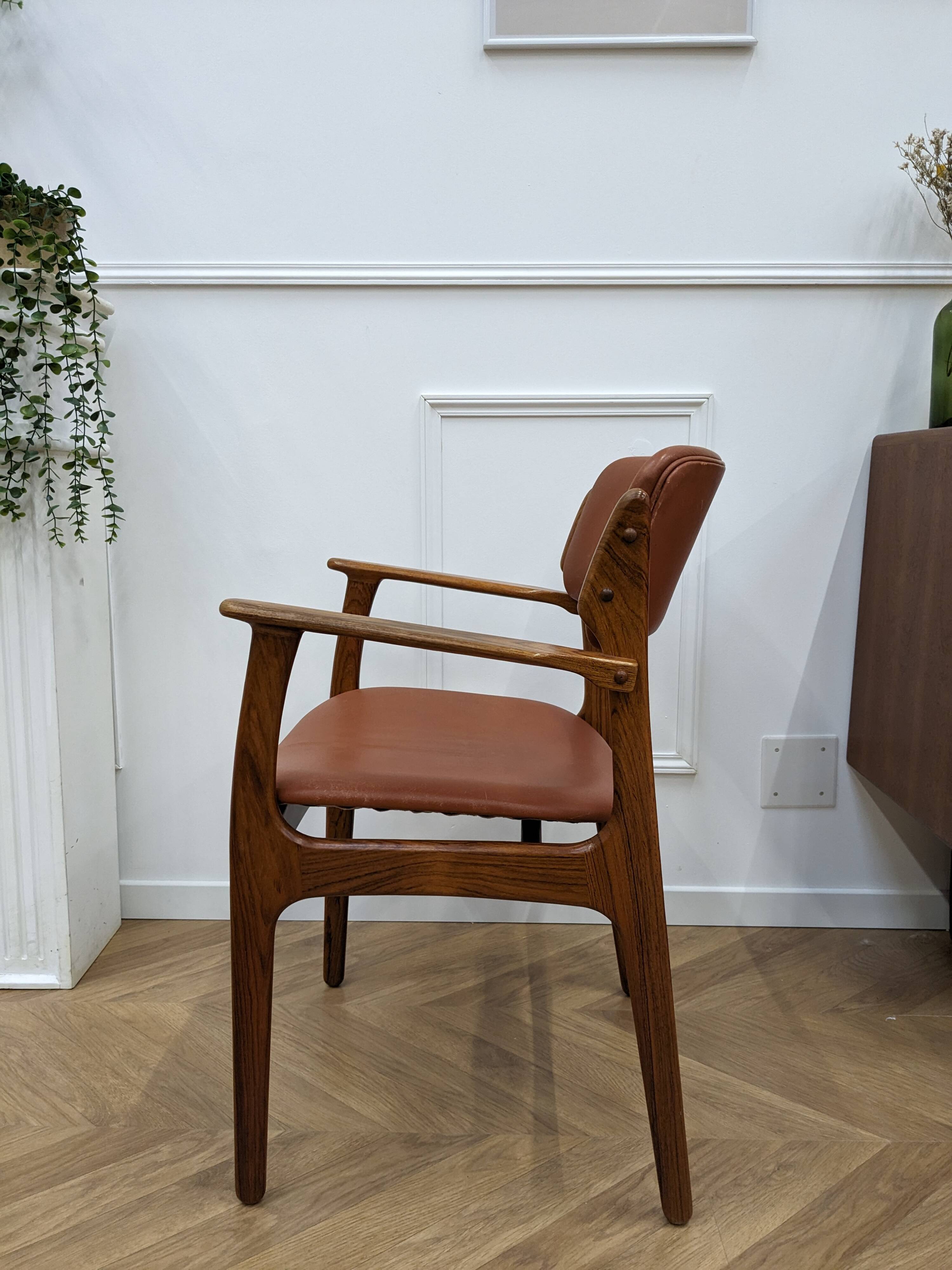 Retro armchair by Erik Buch