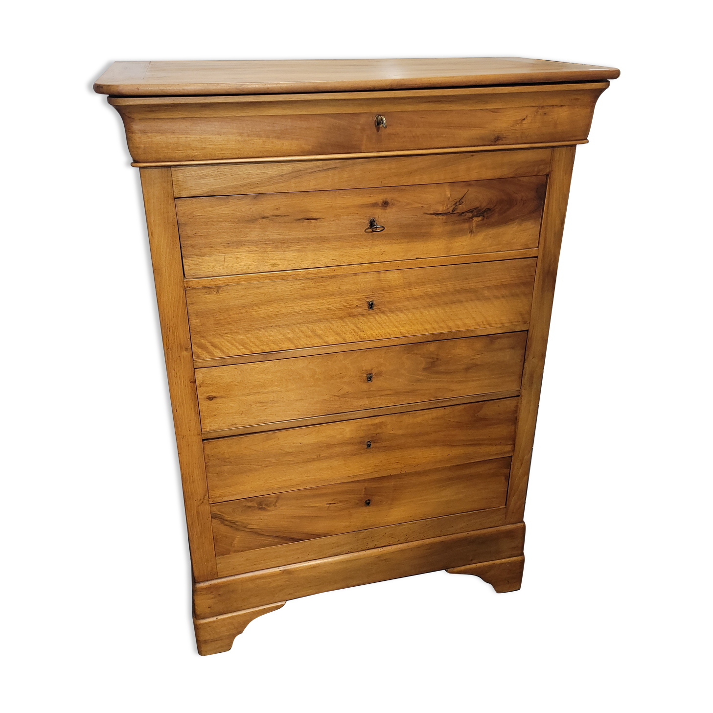 Louis Philippe style chiffonnier in walnut