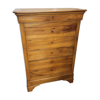 Chiffonnier style Louis Philippe en noyer