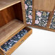 Parisian Art Deco wardrobe in raw oak, renovated.