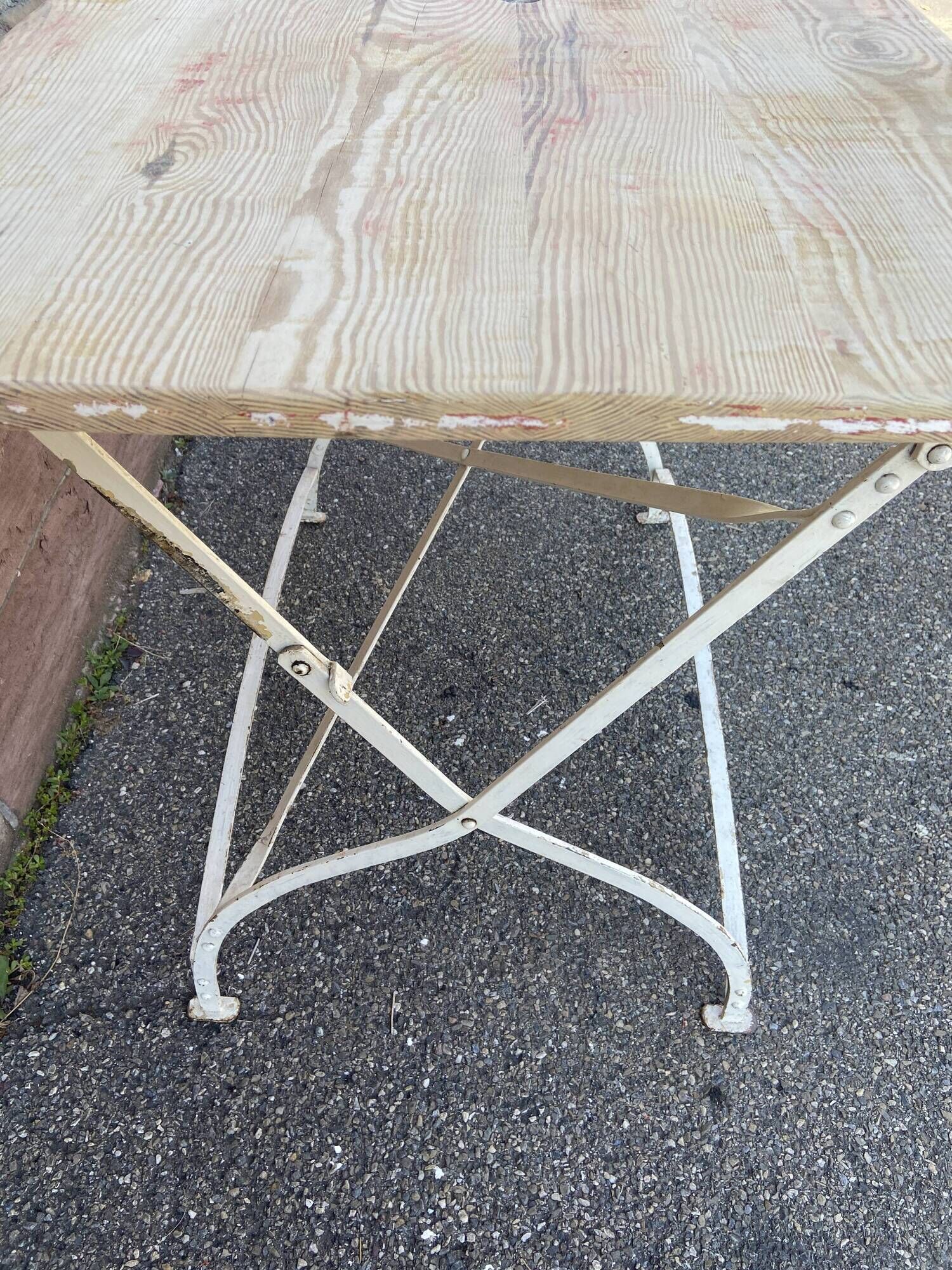 pedestal table bistro cafe restaurant iron metal garden bistro 1960s vintage