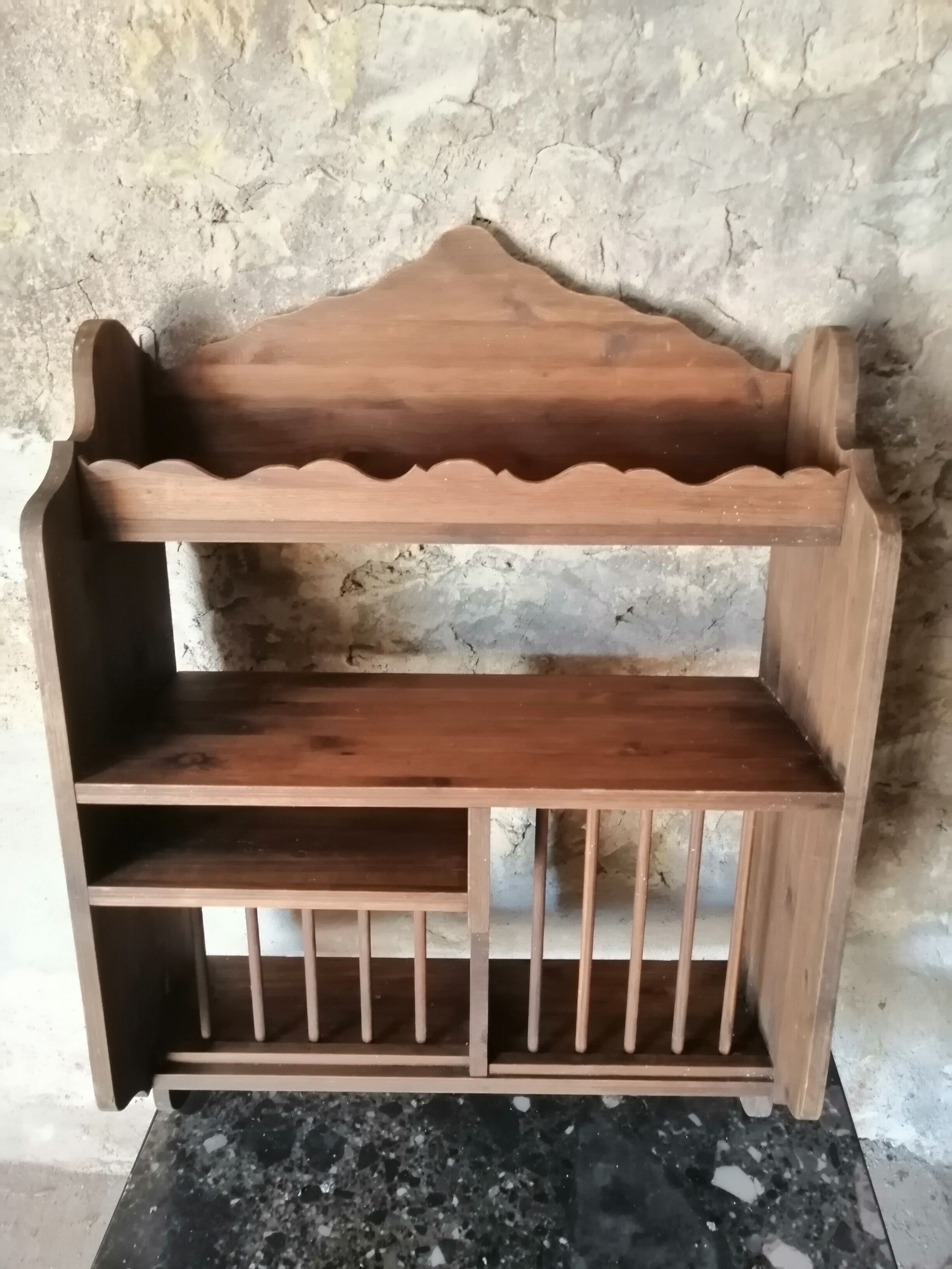 Old wall cabinet shelf