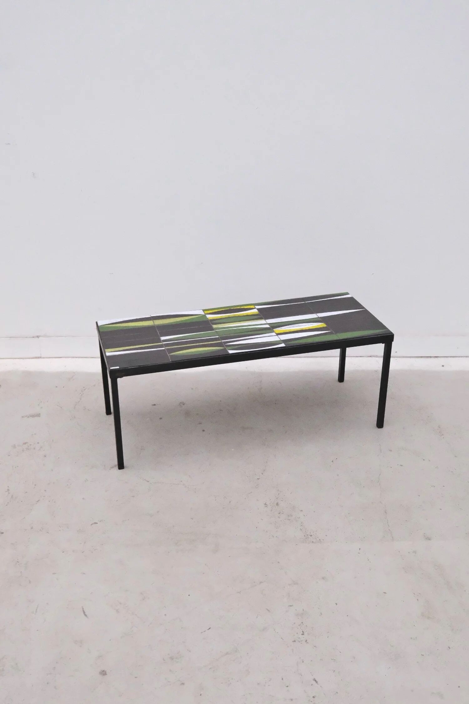 "Navette" coffee table by Roger Capron in ceramic, 1950