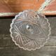 Vintage 1970s Cut Crystal Bohemian Vase #C866