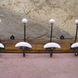 Vintage wall coat rack