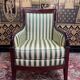 Empire Mahogany Armchair - Bergère
