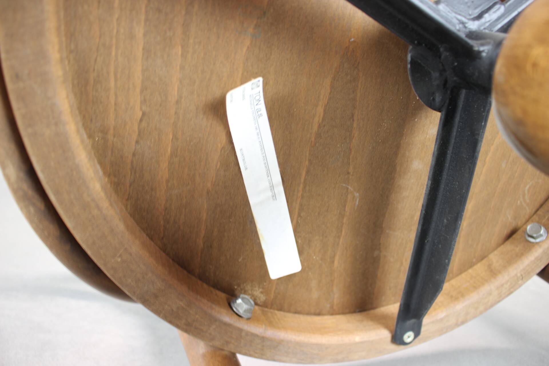 1993 ton czechoslovakia bentwood swivel armchair in the thonet tradition