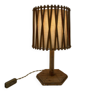 lampe de table en Rotin - louis