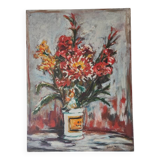Oil on canvas signed