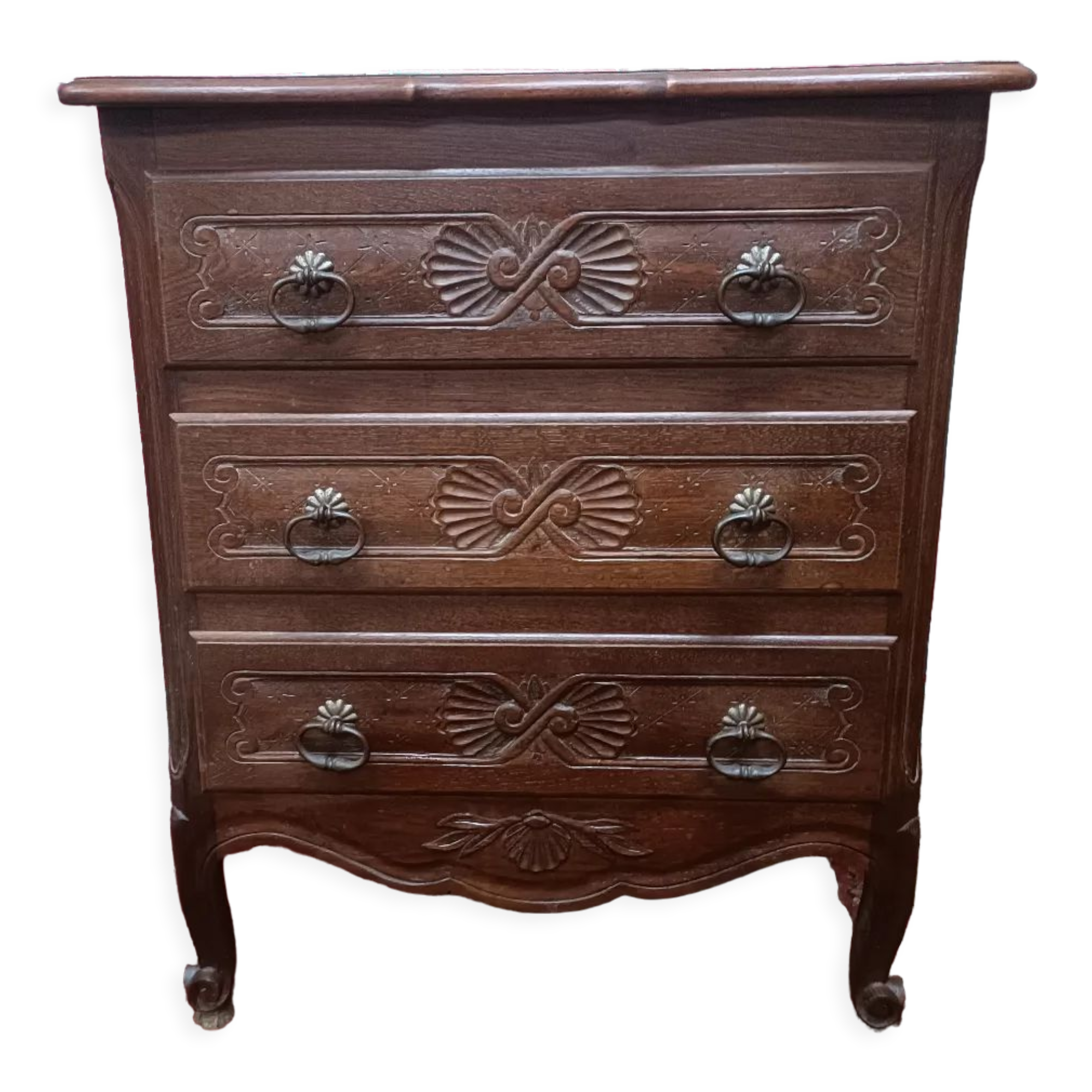 Chest of drawers in solid Louis XV style beautiful condition