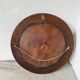 Round rattan mirror 1980
