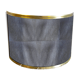 Brass bow firewall and metal mesh