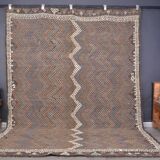 Oversize Vintage Floral Oushak Kilim Rug sku1866