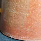 Duo of vintage glazed stoneware potter's pitchers