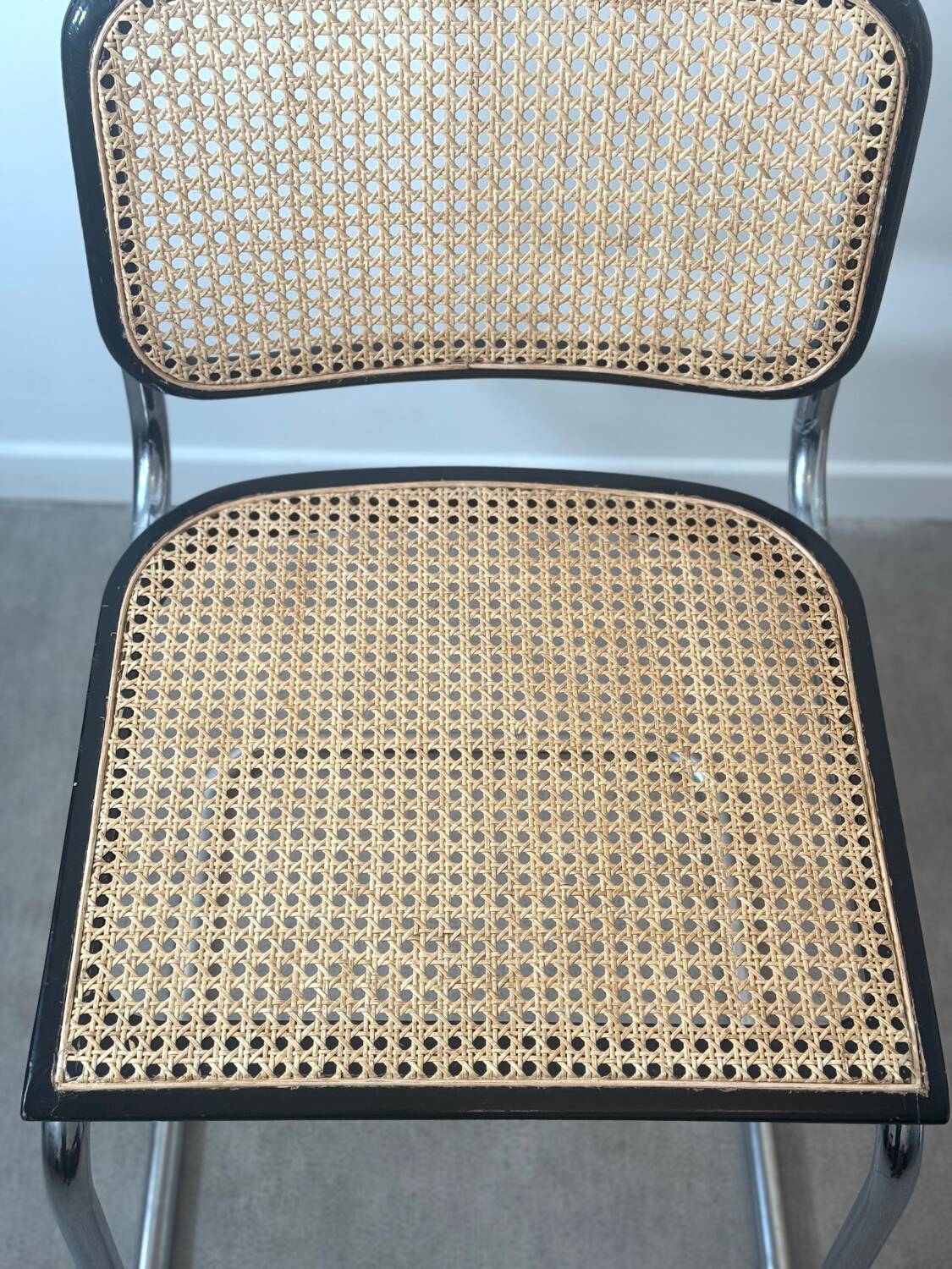 Marcel Breuer b32 black chair Made in Italy