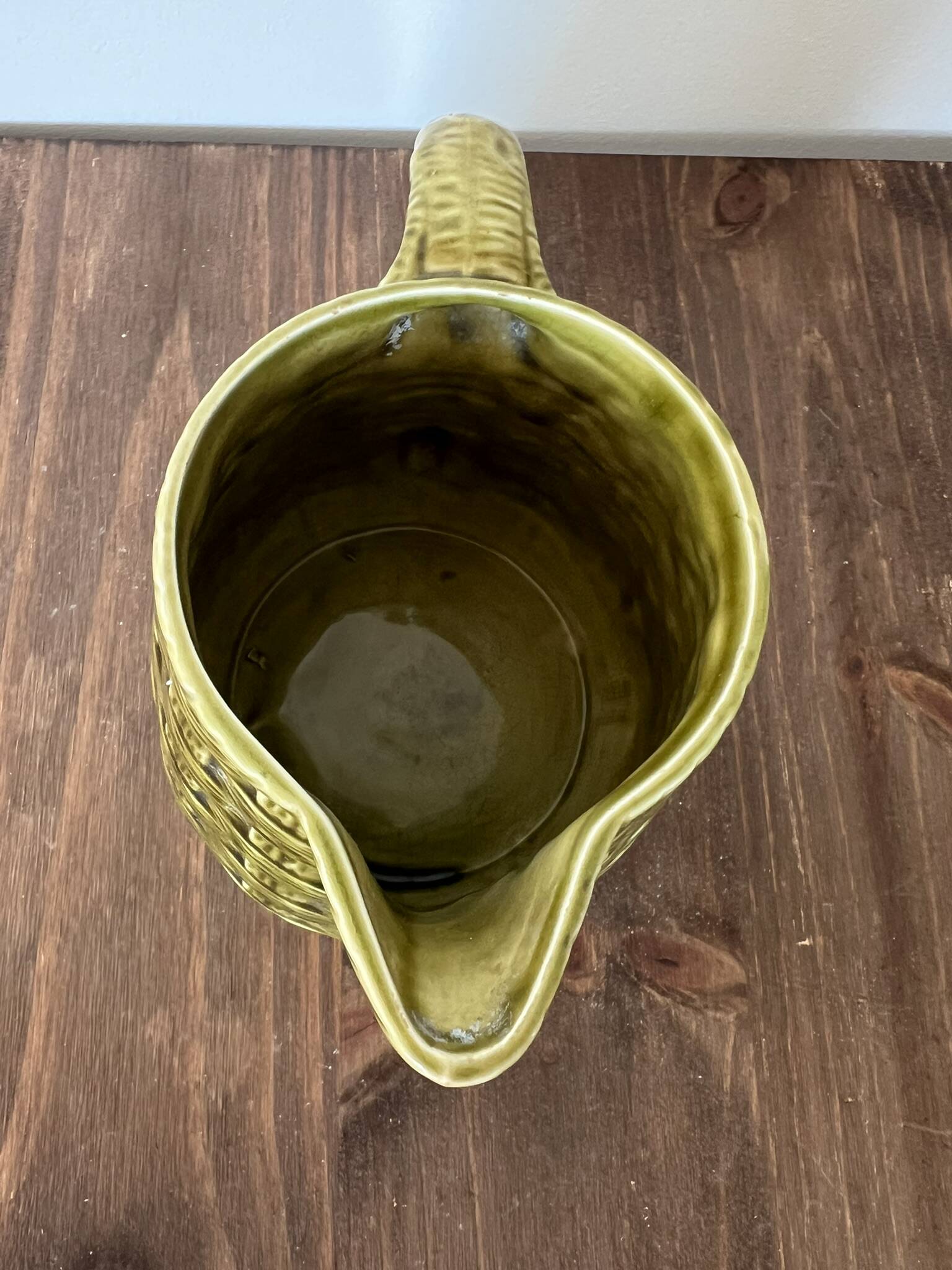 Digoin slipware pitcher