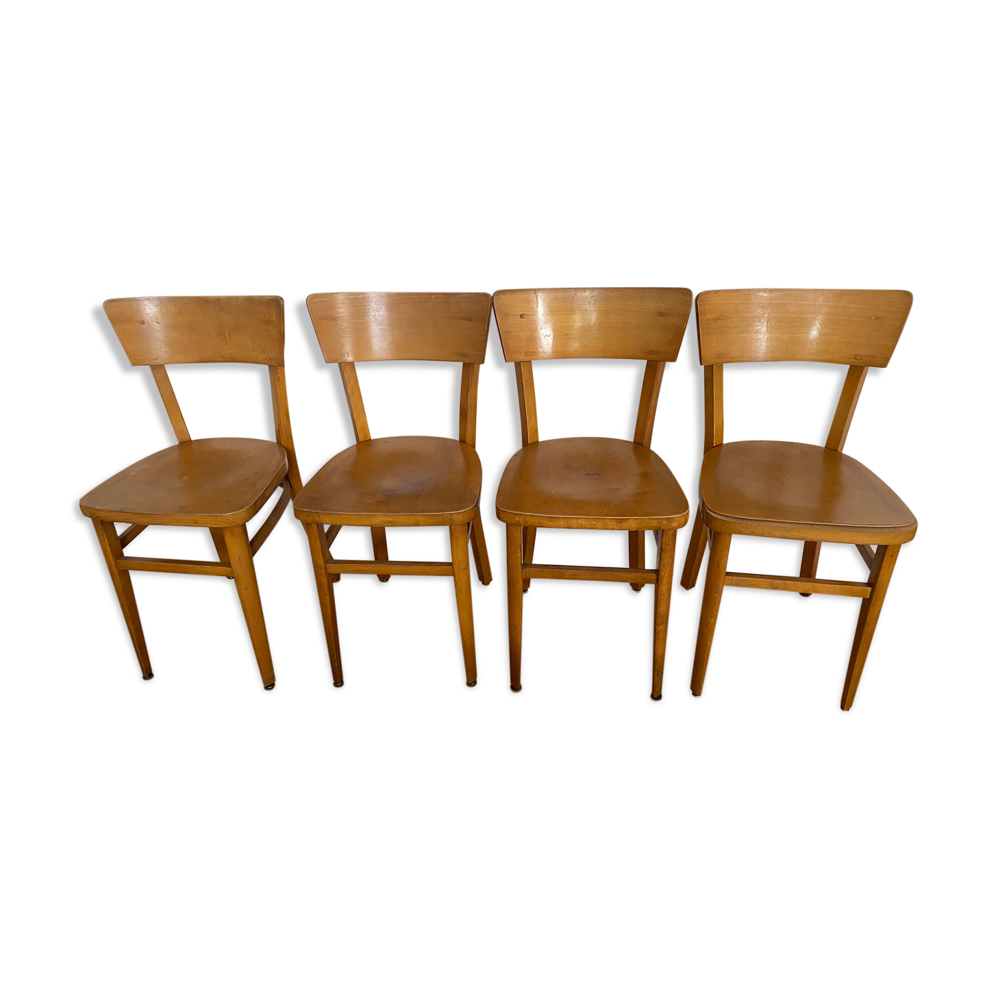 Set of four Bistrot chairs