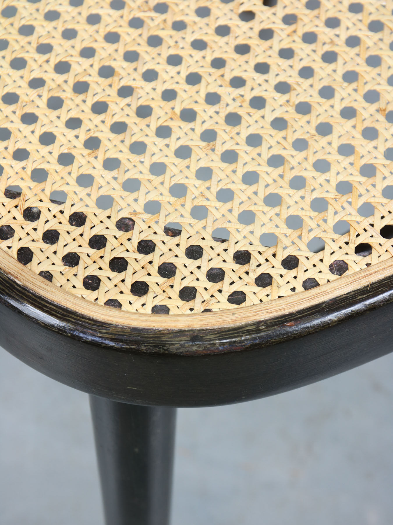 Vintage Bentwood Wide Seat and Arms Bistro Chair