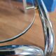 Sellette en verre et chrome