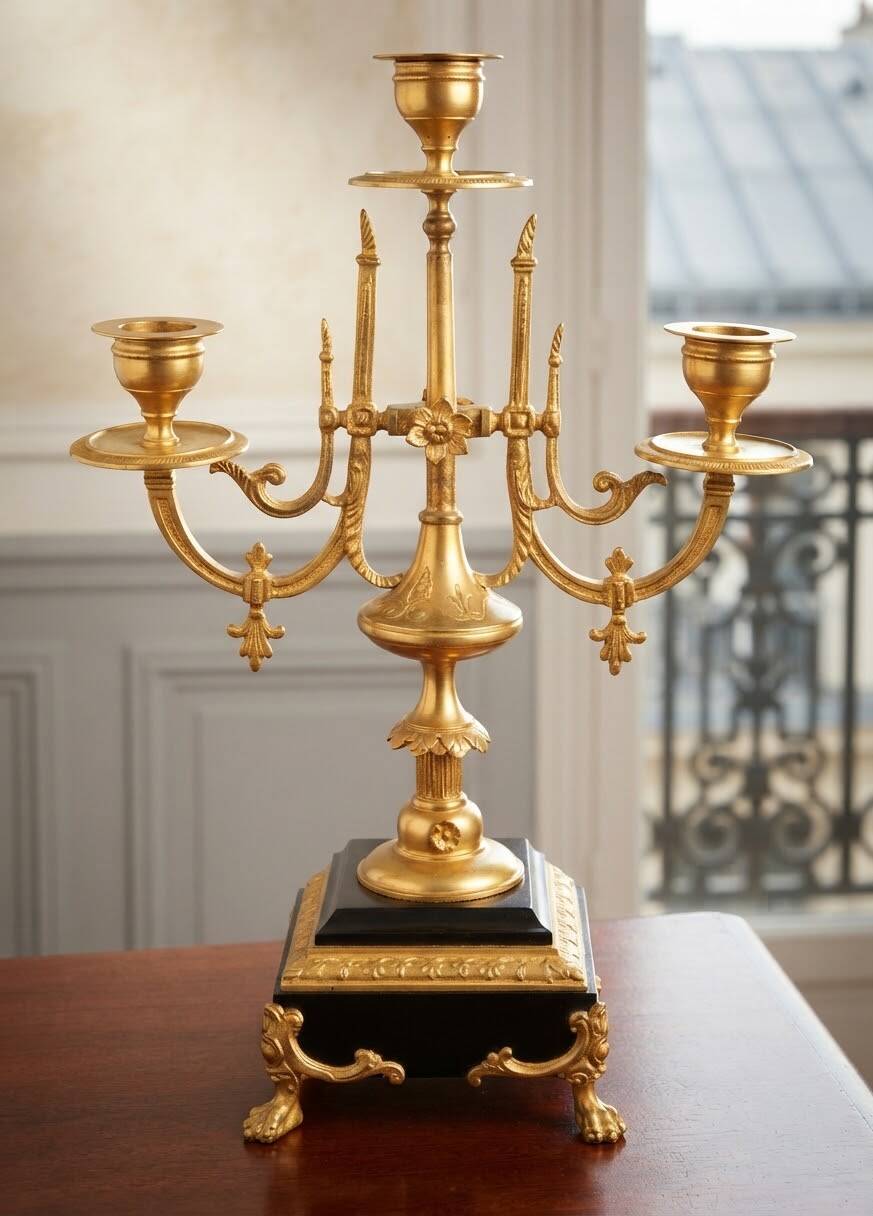 Candelabrum with multiple lights from the Napoleonic III period.