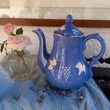 Old Sarreguemines earthenware coffee maker