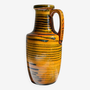 VINTAGE Glazed Ceramic VASE – WEST GERMANY