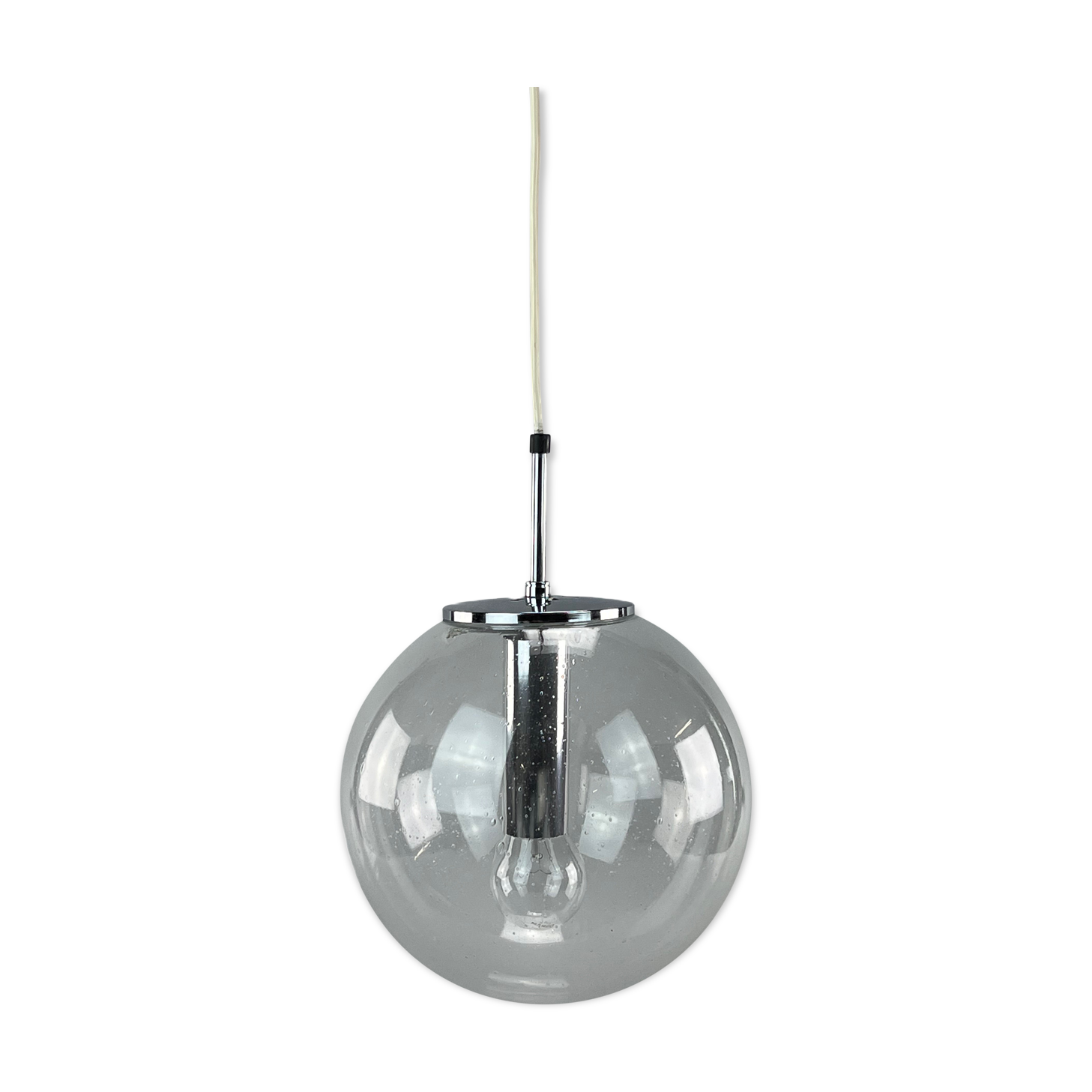 60s 70s lamp light ceiling lamp Limburg glass space age design