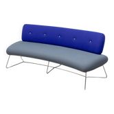 Canapé Allermuir Freeflow en tissu bleu et gris