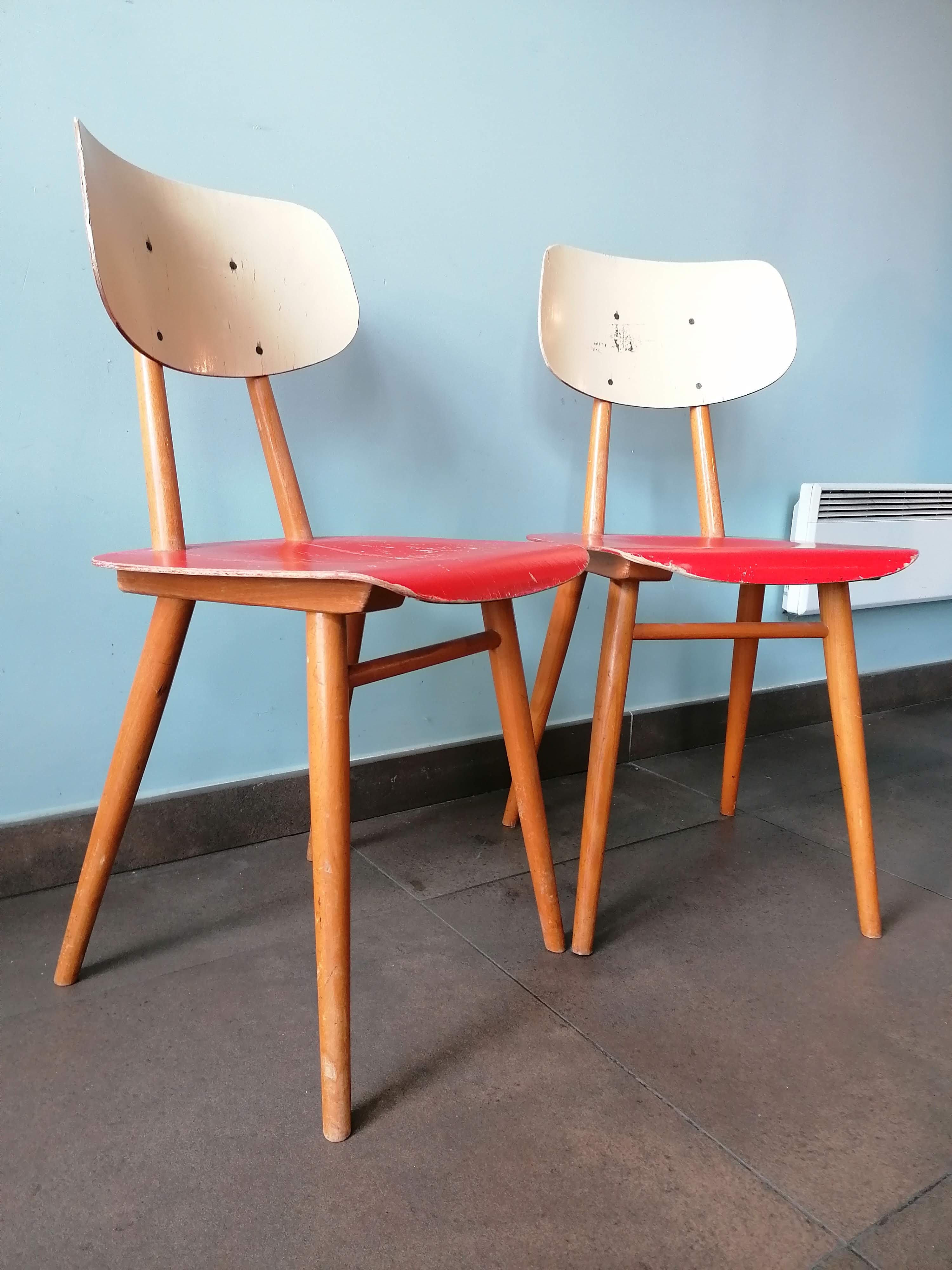 Set of 2 chair Ton (Thonet)ex Czechoslovakia, 1960