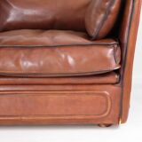 Roche Bobois 3-seater leather sofa