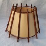 Rattan lampshade