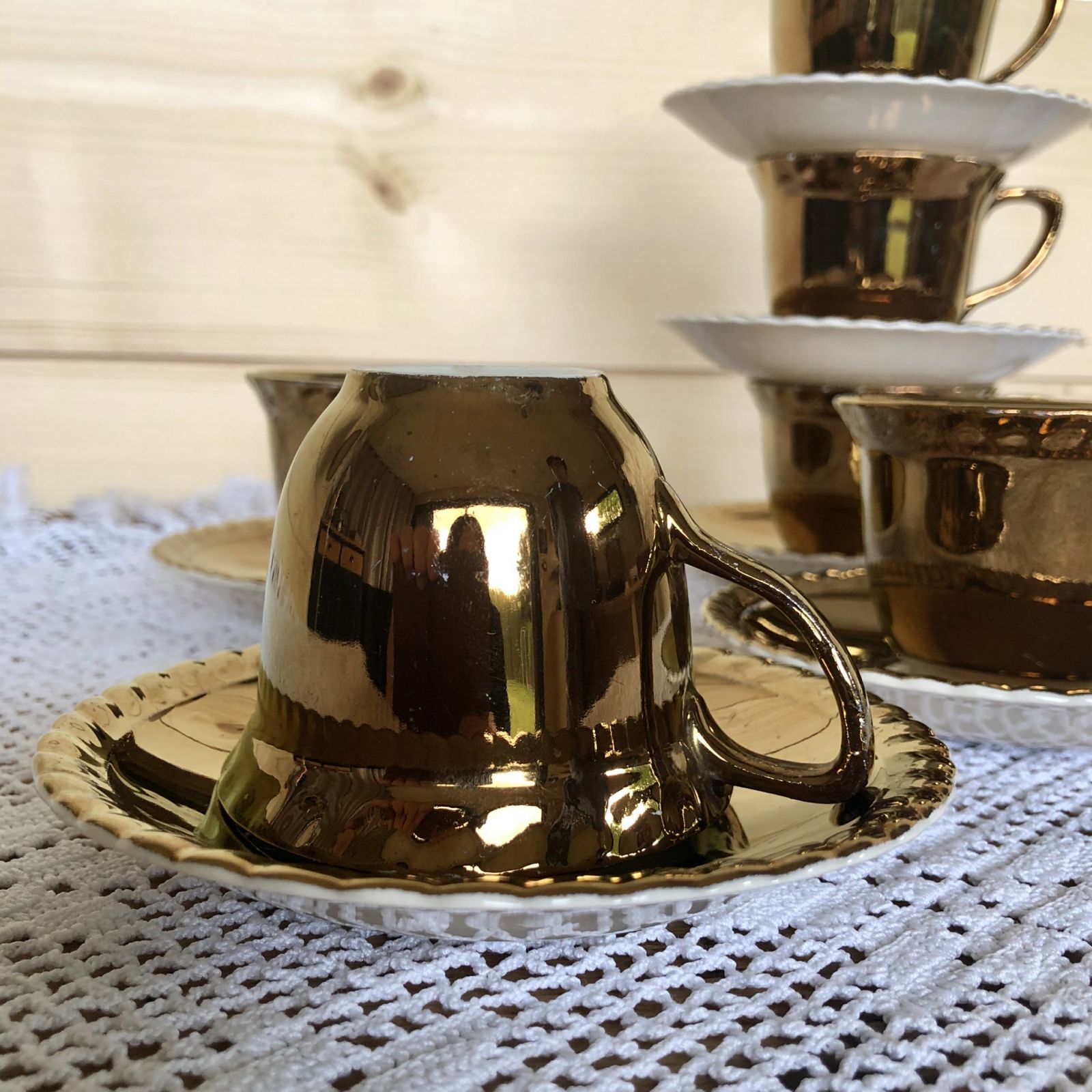 Gray's pottery coffee service
