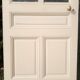 Old translucent glass communication door 82.5x214.2cm