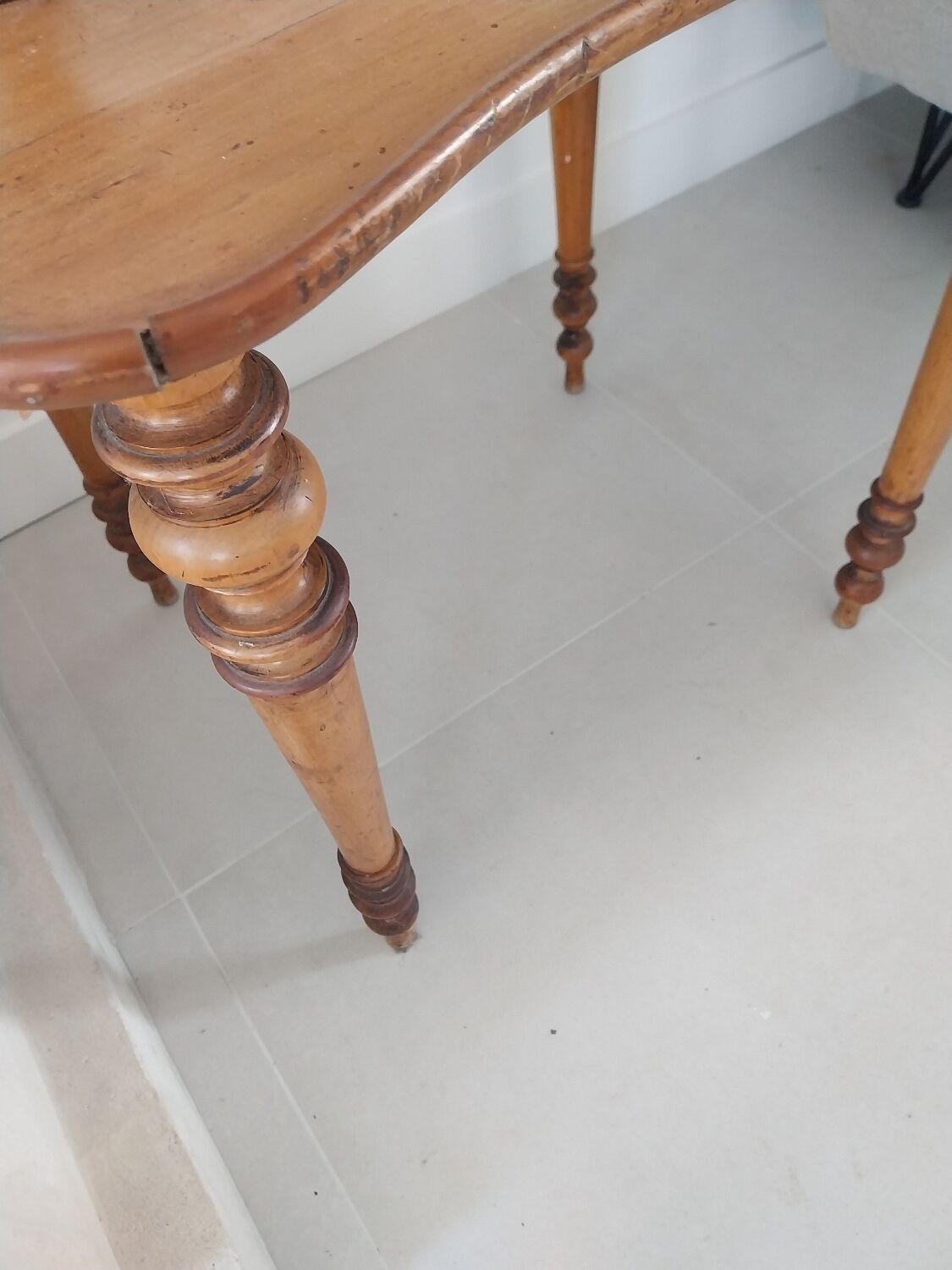 Louis XV style walnut tea table