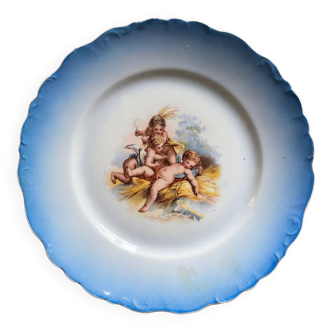 Old plate Cherub cherubs Elite cherubs