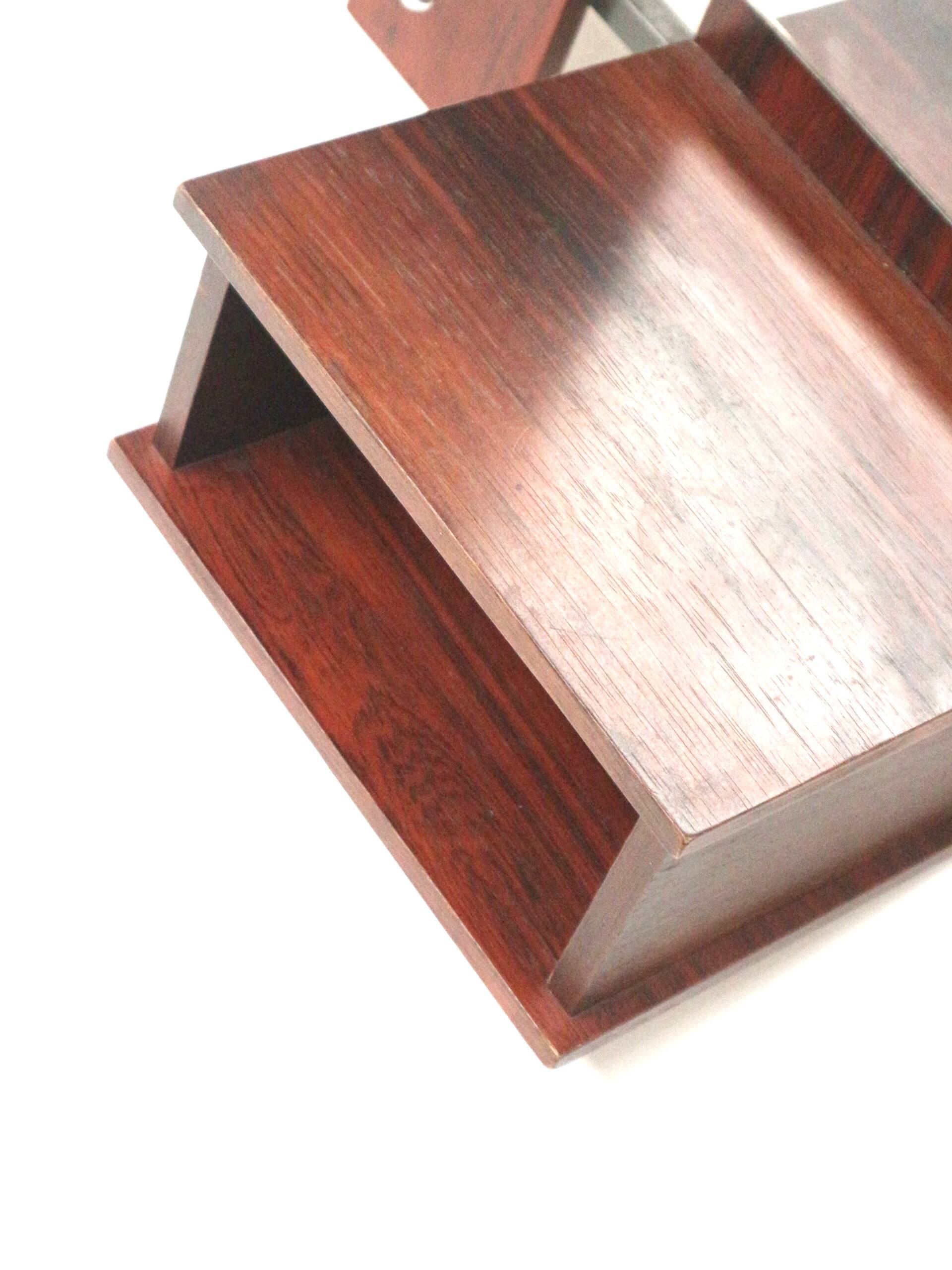 Large vintage coat rack / wall coat rack with mirror made in the 60s