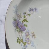 Plat rond en terre de fer cie française