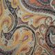 Paire de fauteuils crapauds tissu paisley