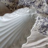 Vintage white porcelain shell dish