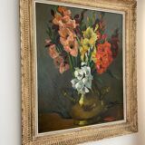 Wooden table signed gold medal