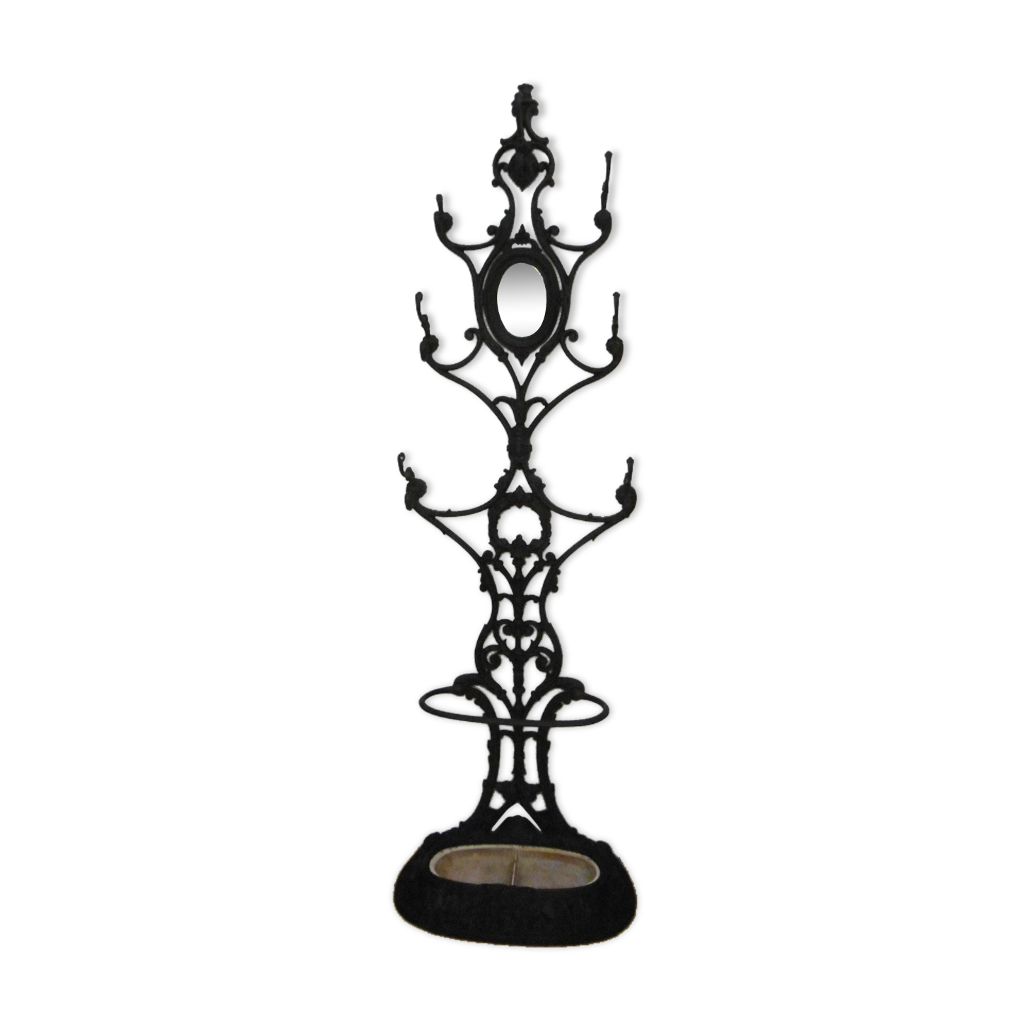 Ancien Porte-manteau En Fonte Avec Plein De Détails Sculptés - Super Déco Rétro Pour L'entrée