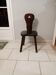 Old wooden chair brutalist vintage assembly