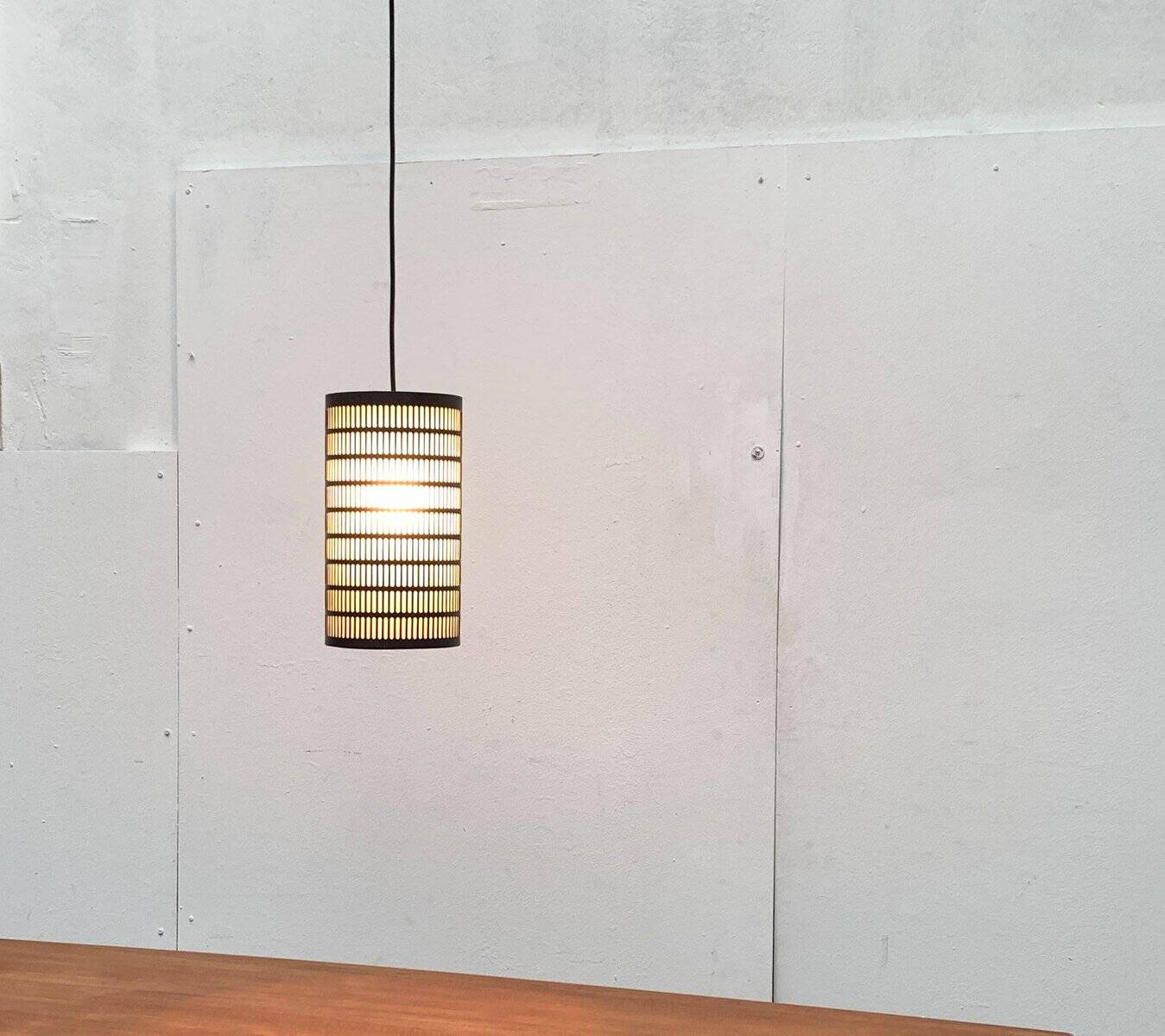Mid-century minimalist perforated pendant, 1960s