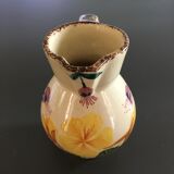 Pitcher with nasturtium decoration