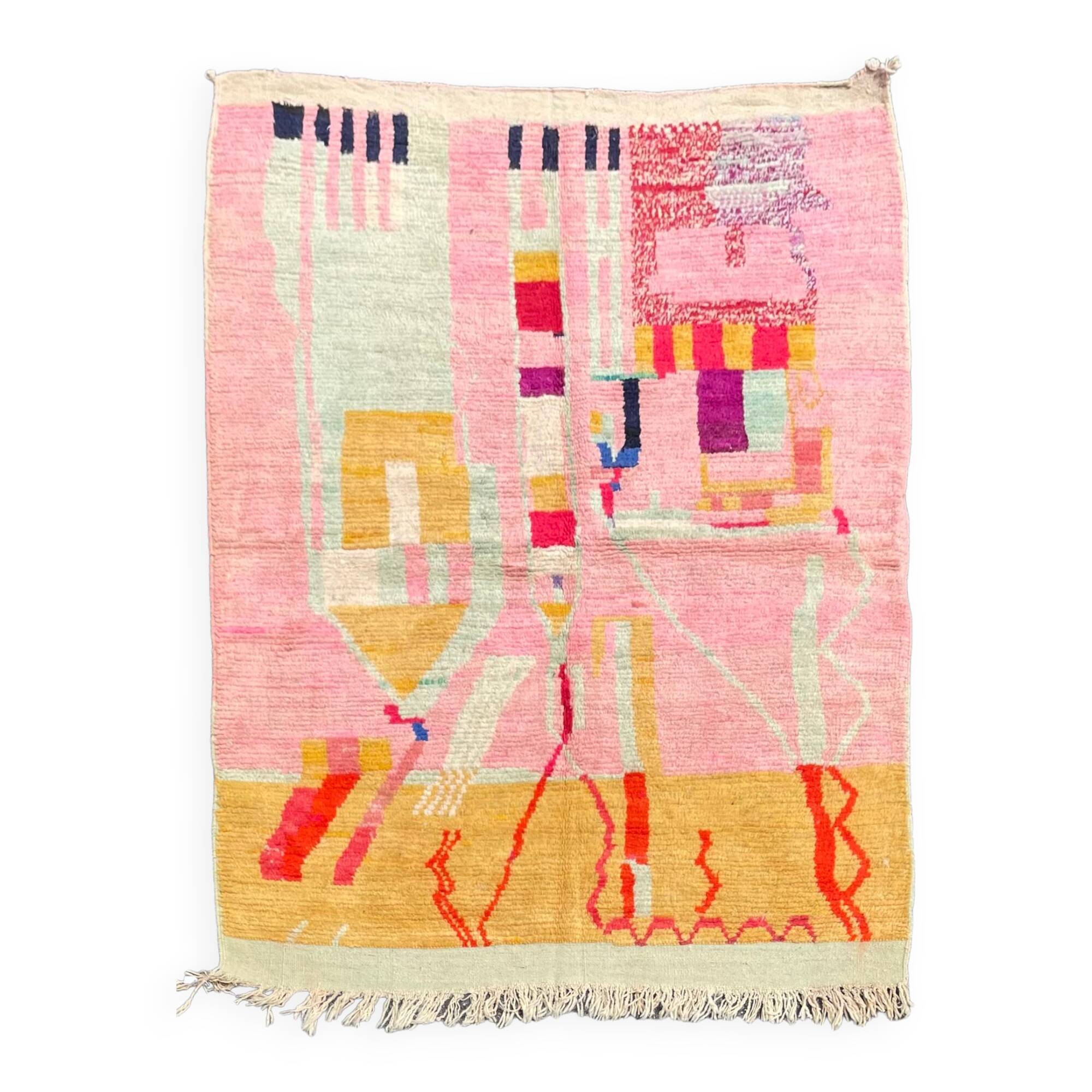 Colorful rugs berbere boujad